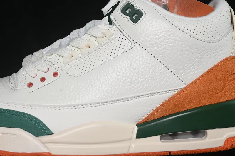All categories Air Jordan Jordan series basketball shoes Air Jordan 3 Solefly x Air Jordan 3 Retro "Miami" AJ3 Joe 3 Miami joint white green orange IF4491-100